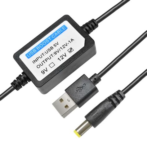 Потужний підвищуючий USB перетворювач напруги DC 5V до 12V 1A Nectronix