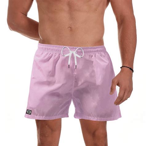 Short Praia Mauricinho Bermuda Neon Rosa No Elo Mp Moda Masculina