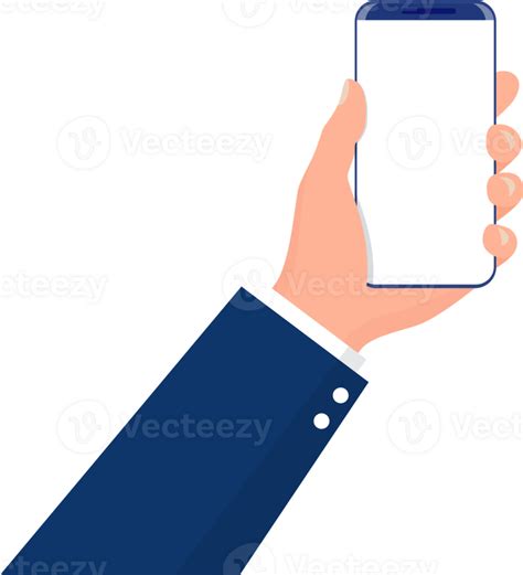 Male Hand Holding Phone 36330835 Png