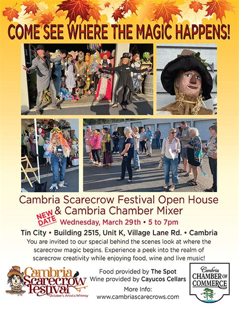 Cambria Scarecrow Festival Schedule Valli Isabelle