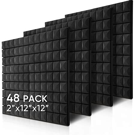 Amazon Foamily Acoustic Foam Sound Absorption Pyramid Studio