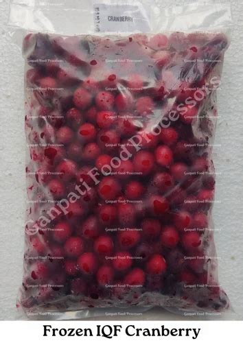 Frozen Iqf Cranberry Packaging Size Kg Packaging Type Ldpe Bags