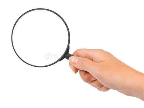 Magnifying Glass In Hand Stock Image Image Of Detective