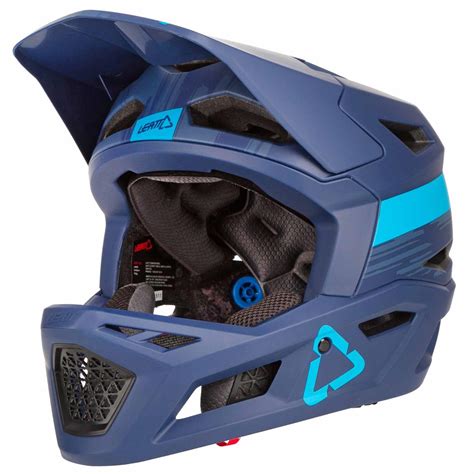 Leatt Downhill MTB Helm DBX 4 0 Blue Ink Maciag Offroad