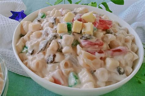 Filipino Sweet Macaroni Salad Easy And Delicious