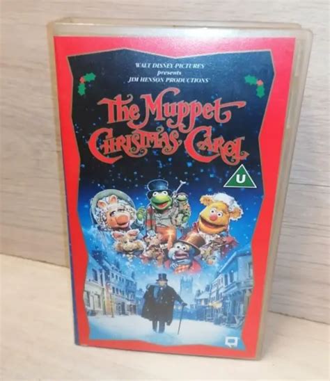 WALT DISNEY PRESENTS Jim Henson The Muppet Christmas Carol VHS Video