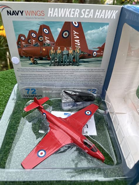 72 Aviation Hawker Sea Hawk Royal Navy Red Devils Display Team 1957