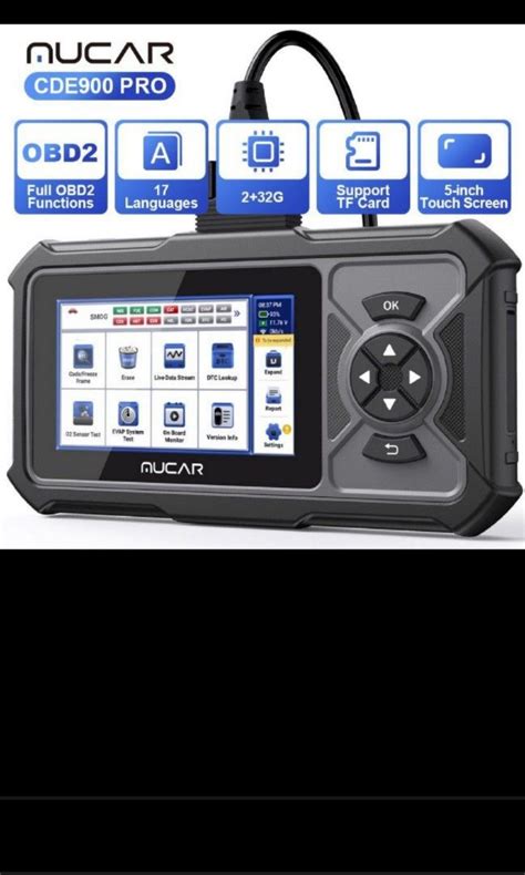 Mucar Cde Pro Obd Scanner Diagnostic Scan Tool Full Obdii Car Code