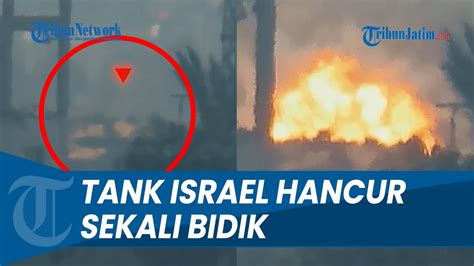 HANCUR LEBUR Brigade Al Qassam Hancurkan Semua Tank Israel Yang Masuk