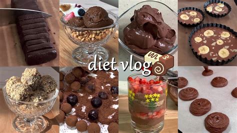 Diet Vlog🍫 맛있는 다이어트 식단 레시피ㅣ다이어터의 식단일기ㅣ다이어트 브이로그ㅣ초코모음🍩 Youtube