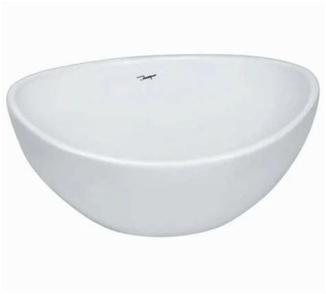 Ceramic Jaquar Cns Wht Table Top Wash Basin At Piece In