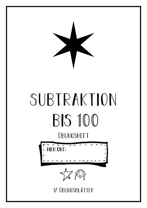 A Black And White Poster With The Words Subtraction Bis 100