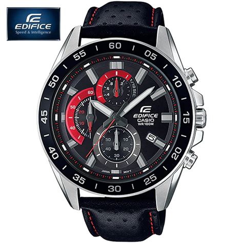 Reloj Casio Edifice Efv L Av Fecha Cron Metro Macho Accesorios