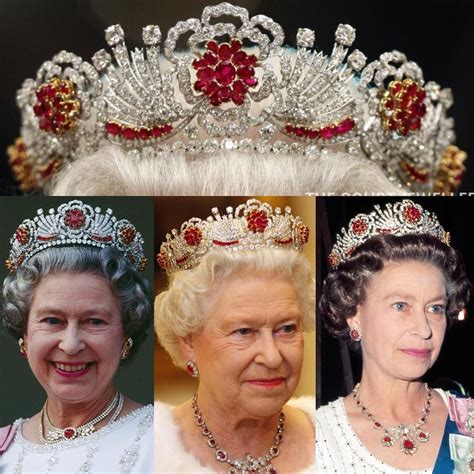 The Burmese Ruby Tiara Most Of The Tiaras Owned By Queen Elizabeth