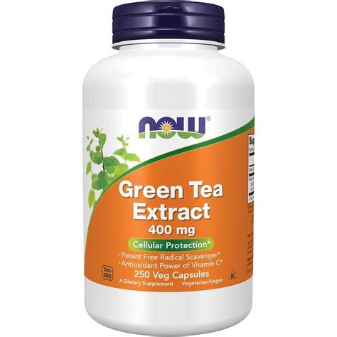 Now Foods Green Tea Extract Mg Capsules Walmart