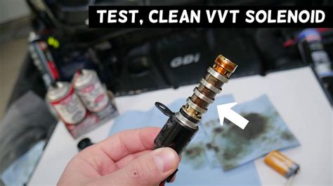 How To Clean And Test Vvt Solenoid On Kia Optima Youtube