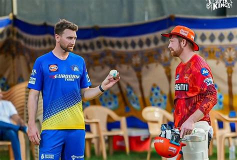 Chennai Super Kings V Sunrisers Hyderabad Captain Playing XI On Sunday