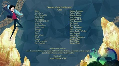 Trollhunters 2016 Tv Show Behind The Voice Actors