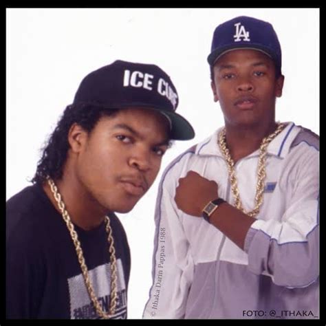 Ice Cube and Dr. Dre - 1988 - History | Hip hop images, Hip hop classics, Gangsta rap hip hop