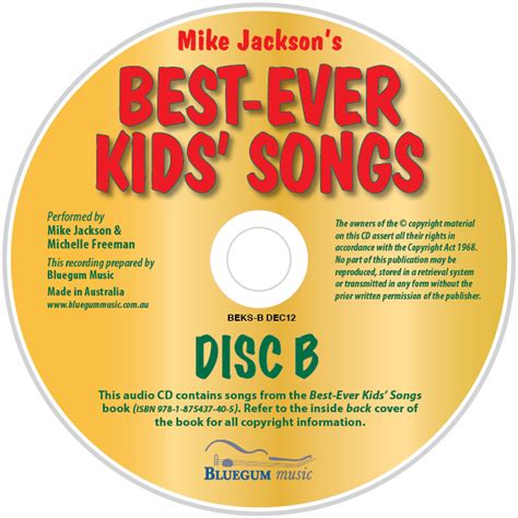 Best-Ever Kids’ Songs: Disc-B only | Rantan Bush Band