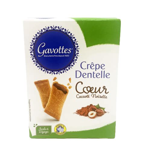 Cr Pe Dentelle Coeur Noisettes Gavottes Vente En Ligne