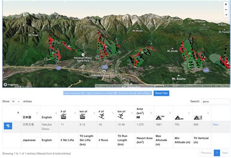 Japan Ski Resorts Map - Freshsnow