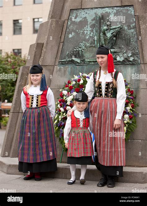 Women in traditional icelandic dress hi-res stock photography and ...