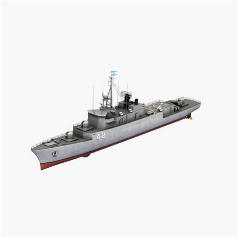 Guided Missile Frigate 3D Models for Download | TurboSquid