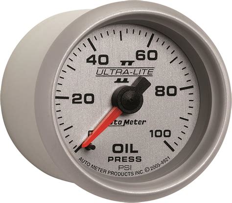 Auto Meter Ultra Lite Ii Presi N De Aceite Gauge Yaxa Colombia