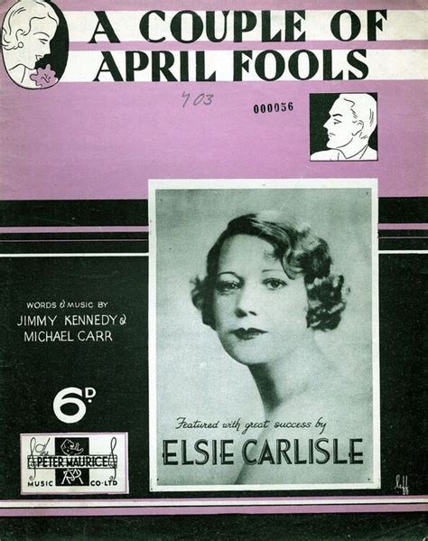 A Couple Of April Fools Elsie Carlisle Only £1000