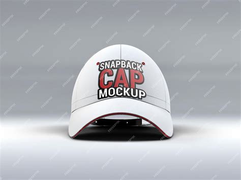 Premium Psd White Baseball Cap Mock Up Template For Your Design On