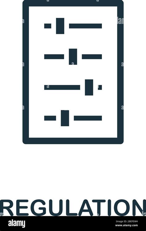 Regulation Icon Simple Creative Element Filled Regulation Icon For Templates Infographics And