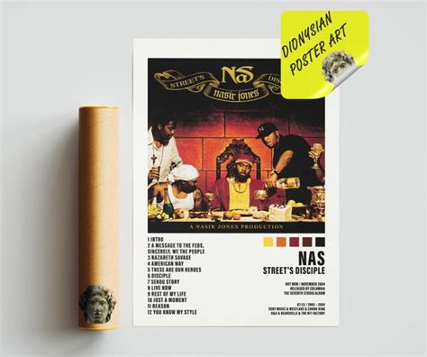 Nas Street S Disciple Poster Album Cover Poster Etsy