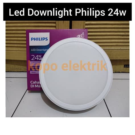 Jual Lampu Led Downlight Philips Watt Bulat Outbow Putih Meson W