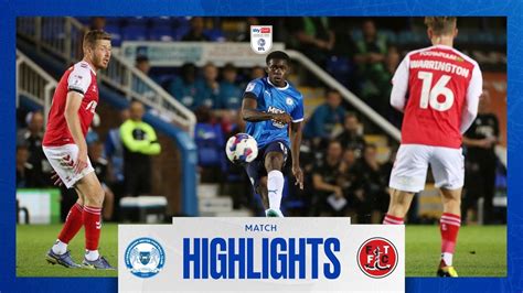 Highlights • The Posh 0 1 Fleetwood Town Youtube