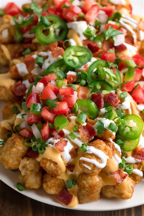 Tater Tot Nachos Loaded Totchos Peas And Crayons