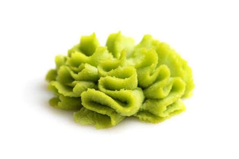 Wasabi Portion On White Background Stock Photo Download Image Now