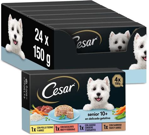 César Multipack Tarifs Alimentaires humides pour Chiens Seniors