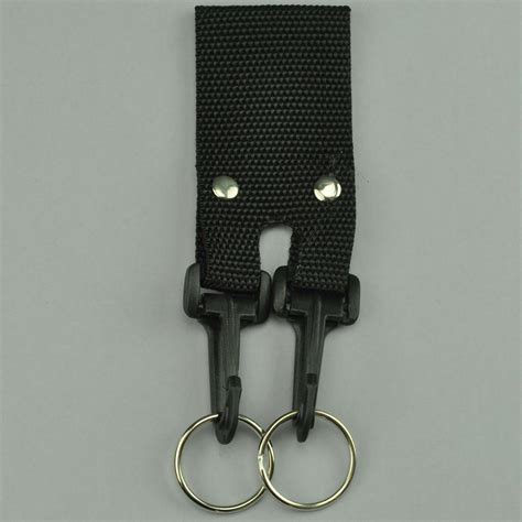 Nylon Belt Key Holder Double Hooks