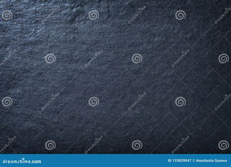 Dark Blue Background Of Natural Slate Texture Of Stone Stock Image