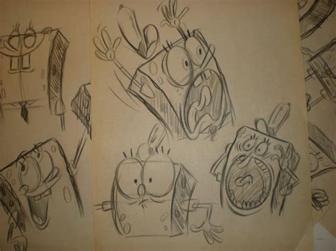 SPONGEBOB sketches! by brianpitt on DeviantArt