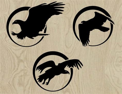 Free eagle DXF file free for laser cutting - Free Vector