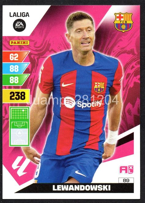 Robert Lewandowski Fc Barcelona Cromo Adrenalyn Xl Panini