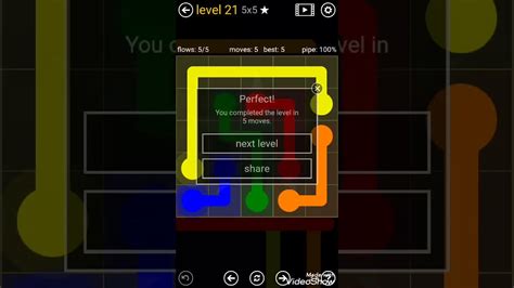 Flow Free Gameplay Walkthrough Classic Pack 5x5 Level 21 30 Ios And