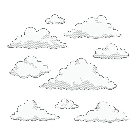 Conjunto De Nubes Doodle Boceto Dibujado A Mano Ilustración Vectorial 19506926 Vector En Vecteezy