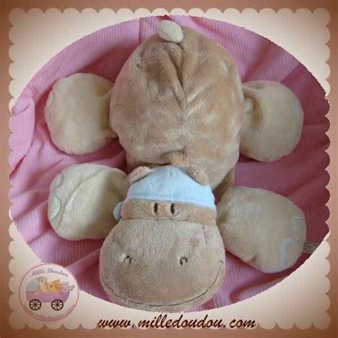 NOUKIE S SOS DOUDOU HIPPOPOTAME HIPPOLYTE BEIGE