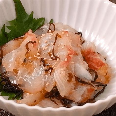 鯛の刺身で簡単 塩昆布漬け 作り方・レシピ クラシル