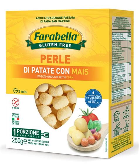 Gnocchi Al Mais Senza Glutine Senza Latte Senza Uova FARABELLA GNOCCHI