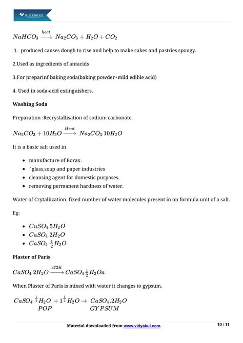 Acids Bases And Salts Class 10 Notes Vidyakul Artofit