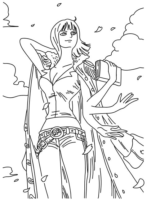 Personagens Nico Robin Para Colorir P Ginas Para Colorir Nico Robin